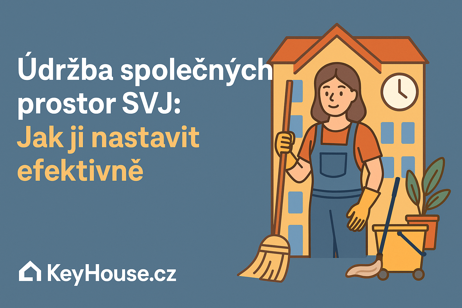 Údržba společných prostor SVJ: Jak ji nastavit efektivně